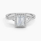 Snowdrop Halo Diamond Engagement Ring