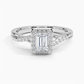 Snowdrop Halo Diamond Engagement Ring