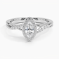 Snowdrop Halo Diamond Engagement Ring