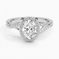 Snowdrop Halo Diamond Engagement Ring