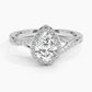 Snowdrop Halo Diamond Engagement Ring
