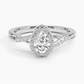 Snowdrop Halo Diamond Engagement Ring