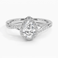 Snowdrop Halo Diamond Engagement Ring