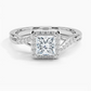 Snowdrop Halo Diamond Engagement Ring