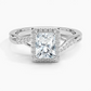 Snowdrop Halo Diamond Engagement Ring