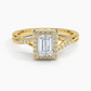 Snowdrop Halo Diamond Engagement Ring