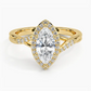 Snowdrop Halo Diamond Engagement Ring