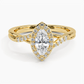 Snowdrop Halo Diamond Engagement Ring