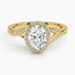 Snowdrop Halo Diamond Engagement Ring