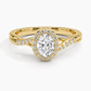 Snowdrop Halo Diamond Engagement Ring
