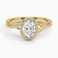 Snowdrop Halo Diamond Engagement Ring