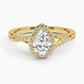 Snowdrop Halo Diamond Engagement Ring