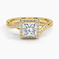 Snowdrop Halo Diamond Engagement Ring