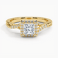 Snowdrop Halo Diamond Engagement Ring