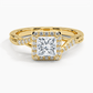 Snowdrop Halo Diamond Engagement Ring