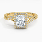 Snowdrop Halo Diamond Engagement Ring