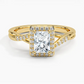 Snowdrop Halo Diamond Engagement Ring