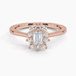 Sunflower Halo Diamond Engagement Ring