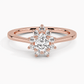 Sunflower Halo Diamond Engagement Ring