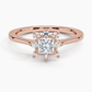 Sunflower Halo Diamond Engagement Ring