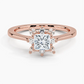 Sunflower Halo Diamond Engagement Ring
