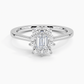 Sunflower Halo Diamond Engagement Ring