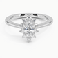 Sunflower Halo Diamond Engagement Ring