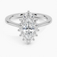 Sunflower Halo Diamond Engagement Ring
