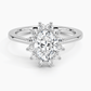 Sunflower Halo Diamond Engagement Ring