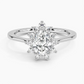 Sunflower Halo Diamond Engagement Ring