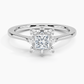 Sunflower Halo Diamond Engagement Ring