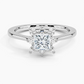 Sunflower Halo Diamond Engagement Ring