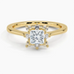 Sunflower Halo Diamond Engagement Ring