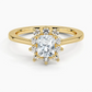 Sunflower Halo Diamond Engagement Ring