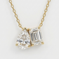 Toi et Moi Diamond Necklace  (French for “You and Me”)