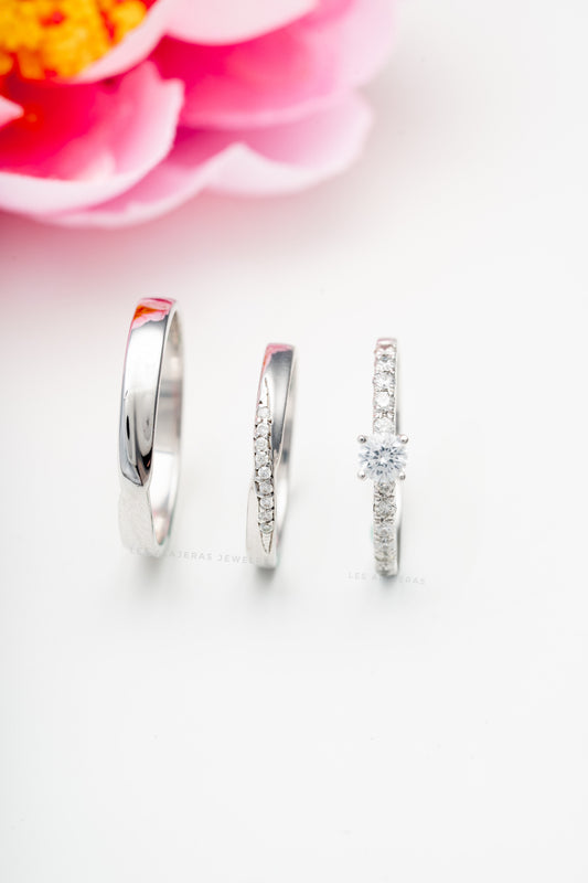 Justine Wedding Ring Set
