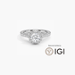 .50 ct Lab Grown Diamond in 14K Whitegold Ring