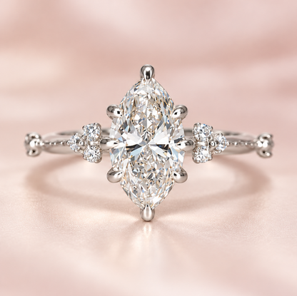 Vien Marquise Shape Engagement Ring