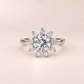 Tearose Round Shape Engagement Ring