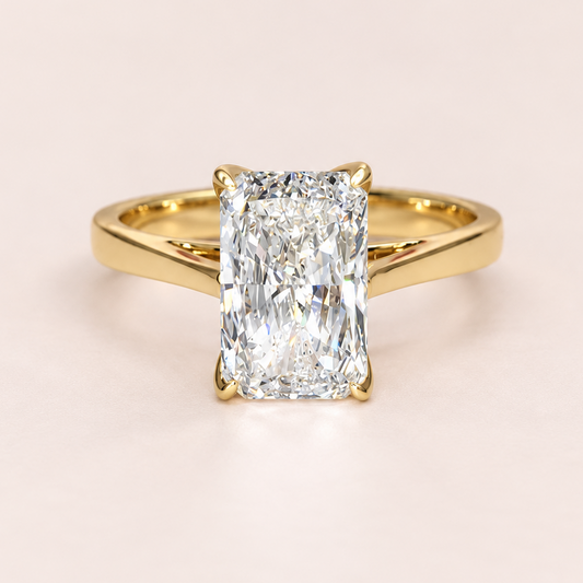 Aster Radiant Cut Engagement Ring
