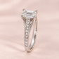 Aila Emerald Shape Diamond Engagement Ring