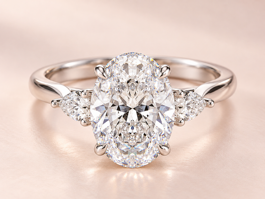 Aurielle Oval Shape Engagement Ring