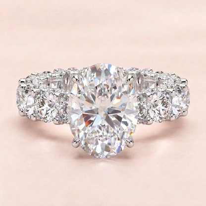 Quince Oval Shape Engagement Ring