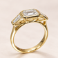 Solstice Emerald Shape Engagement Ring