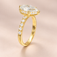Margery Pear Shape Diamond Engagement Ring