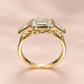 Solstice Emerald Shape Engagement Ring