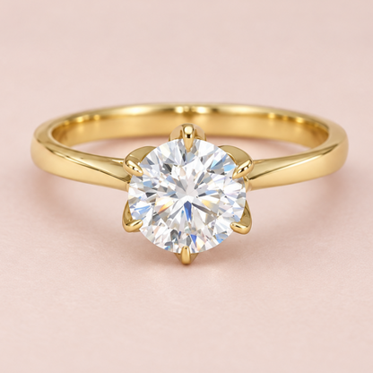 Arden Round Brilliant Engagement Ring