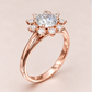 Tearose Round Shape Engagement Ring