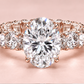 Quince Oval Shape Engagement Ring