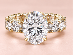 Quince Oval Shape Engagement Ring